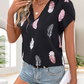 【S-3XL】👚Nyomtatott tollas póló