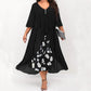 👗Chiffon ruha fél ujjakkal