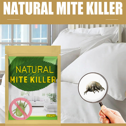 🛏️🌿 Természetes atkairtó tasak káros vegyszerek nélkül‑👶 növényi alapú, biztonságos gyermekek és háziállatok mellett 🛡️