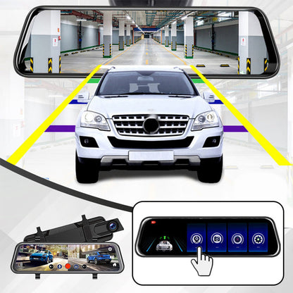 🚗✨ Legkelendőbb 10″‑os duál‑kamerás fedélzeti kamera –🛡️ első 1080P 60fps + hátsó 1080P, Sony STARVIS éjjellátás, 24 órás parkolófelügyelet, OBD‑II csatlakozás 👍