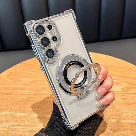 📱✨ Elesésgátló telefontok láthatatlan gyűrűs állvánnyal Samsunghoz 🛡️
