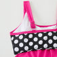 👙🏖️ Bájos retró pöttyös bikini – Klasszikus és nőies fürdőruha, amely elengedhetetlen a nyári strandoláshoz ✨