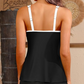👙 Női alkalmi tankini top rövidnadrággal 2 darabos fürdőruha szett