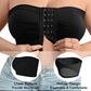 🔥👚Plus Size Pántnélküli Elülső Csatos Légáteresztő Melltartó