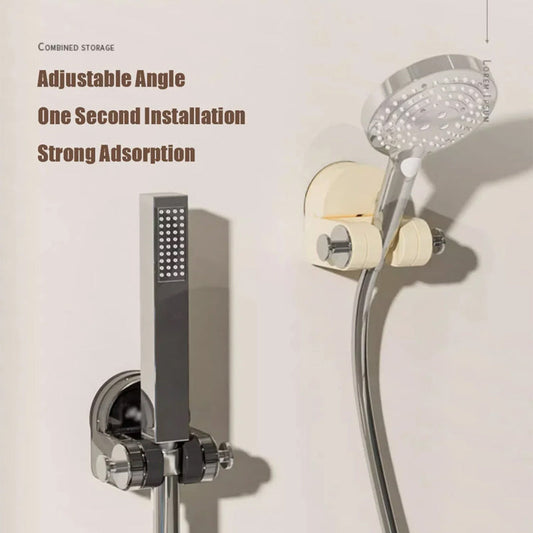🚿 Univerzális zuhanyfej tartó tapadókoronggal