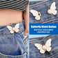 🦋👖 Pillangós, szegecs és varrás nélküli, derékban szűkíthető, levehető kapcsokkal ✨