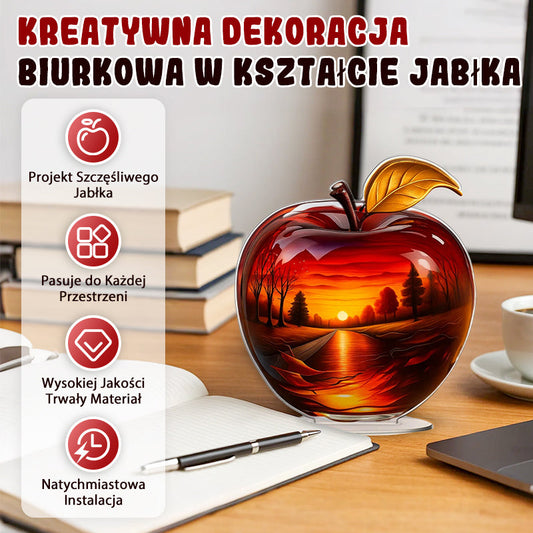 Kreatív alma alakú asztali dekoráció