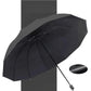 12-ribbed large foldable windproof umbrella