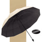 12-ribbed large foldable windproof umbrella