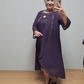 Elegáns, könnyű, kétrészes flitteres ruha nőknek