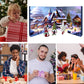 Karácsonyi/adventi naptár halloweeni Mikulásokkal