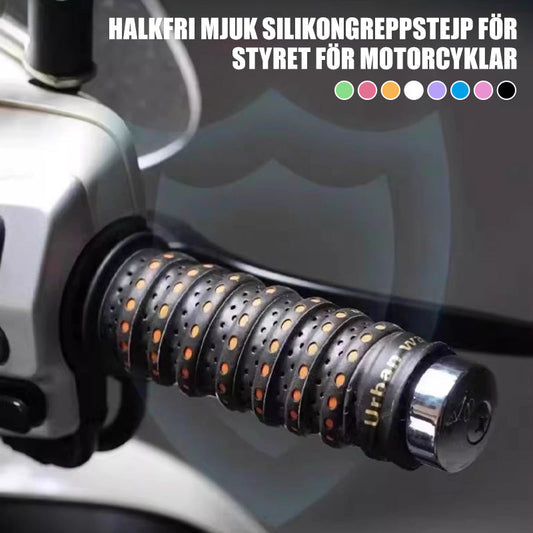 💯Csúszásmentes, puha szilikon szalag motorkerékpár kormányhoz