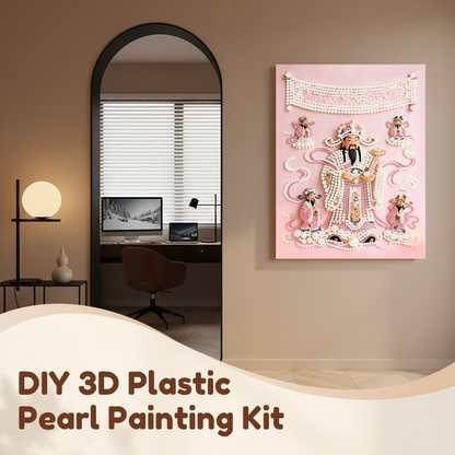 DIY 3D műanyag gyöngyfestő készlet