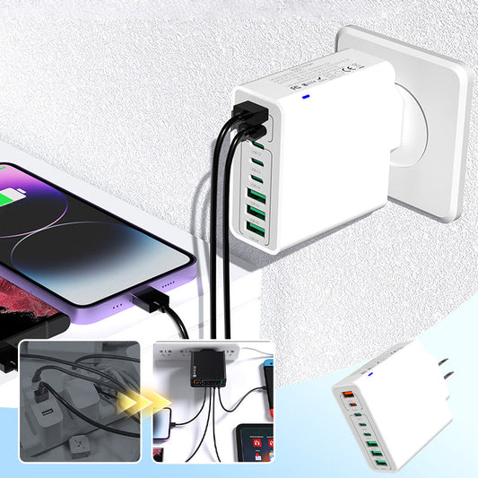 📱 Többportos 150W-os gyors töltő – azonnal feltölt több készüléket!