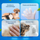 🐈🐕‍🦺Kesztyű háziállatok tisztításához és szagtalanításához öblítés nélkül🐾