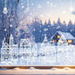 🎄Statikus ragasztás ragasztó nélkül – könnyedén áthelyezhető, nem hagy nyomot – Karácsonyi falu ablakdekorációs készlet – Utánvéttel! 🎅