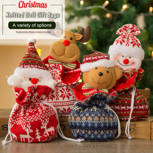 🎄💕🎉Karácsonyi kötött babás ajándékzsákok