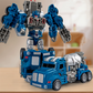 Súrlódásos meghajtású, 2 az 1-ben átalakítható keverőautó robot játék