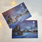 Kreatív karácsonyi üdvözlőkártya hőmérsékletváltozással