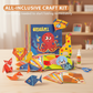 👶🧠 Gyermek oktatási DIY origami kézműves ✂️✨