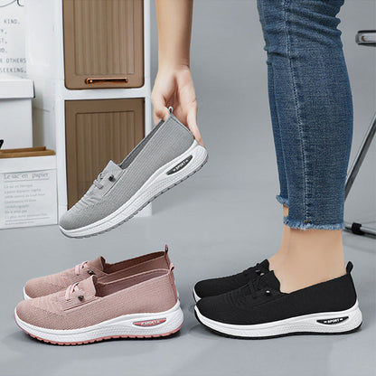 🔥 50% KEDVEZMÉNY 🔥 Női könnyű, légáteresztő slip-on alkalmi cipő (EU 39-43) ☁️
