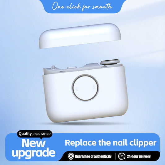 2 az 1-ben újratölthető elektromos körömvágó és csiszoló