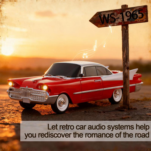 🔥Vintage autó modell Bluetooth hangszóró (FM rádióval)🎉