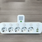 Okos tápkábeles kiegészítő USB-portokkal (EU dugó)
