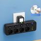 Okos tápkábeles kiegészítő USB-portokkal (EU dugó)