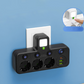 Okos tápkábeles kiegészítő USB-portokkal (EU dugó)