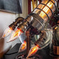 🔥💡Steampunk rakéta lámpa