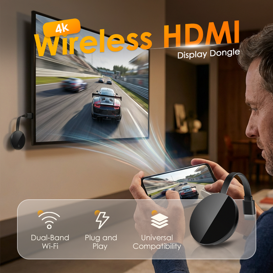 4K vezeték nélküli HDMI kijelző dongle