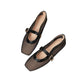 Elegáns, légáteresztő hálós Mary Jane Flats