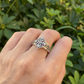 💍🔮 Kelta csomós gyűrű – háromszög mintás, vintage | Misztikus design, ezüst szín 💪