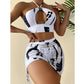 👙🏖️ Női Ruched 3 részes bikini szett 🌊