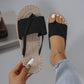 Női nyári, lezser, kényelmes flip-flop papucsok
