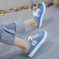 💐Női farmer anyagú slip-on papucs – kényelmes talp és laza stílus (EU 36-43) 👟☀️