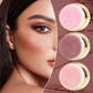 💄🌸 Hordozható púderpirosító puff applikátorral ✨