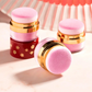 💄🌸 Hordozható púderpirosító puff applikátorral ✨