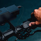 🚲 Újratölthető, 28 LED-es kerékpárlámpa dudával | 3 üzemmód, USB-C, vízálló