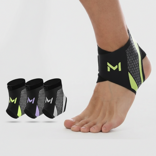 🦵✨ Legkelendőbb boka rögzítő – 🛡️ Y‑alakú stabilitás, légáteresztő anyag, könnyű, nyitott sarok kivitel, biztonságos illeszkedés 👟