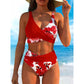 🌼👙 Női Alakformáló Bikini, Virágmintás 🏖️
