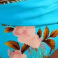 🌼👙 Női Alakformáló Bikini, Virágmintás 🏖️