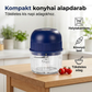 🧄🍽️ Kompakt elektromos fokhagyma- és zöldségaprító –💖 Egy gombnyomásos működés 📏