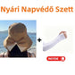 👒Széles karimájú, masnis napvédő kalap nőknek💖