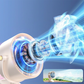 🌬️🔋 Egész napos, vezeték nélküli csíptetős ventilátor 5 fokozattal és éjjeli fénnyel 💡