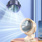 🌬️🔋 Egész napos, vezeték nélküli csíptetős ventilátor 5 fokozattal és éjjeli fénnyel 💡