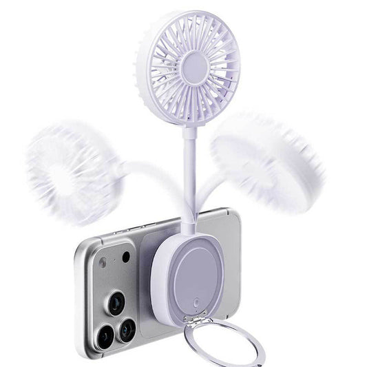 🌬️😌 Hordozható, csendes mini ventilátor nagy kapacitású akkumulátorral 🌞
