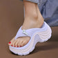 👡🌬️ Vízálló platform szandál nyitott orral ✨
