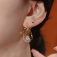 💃✨ Kettős karika fülbevalók csillogó cirkónia gömbökkel – Lemezdesign, ragyogó fény és könnyű súly – Mindennapi elegancia 💎